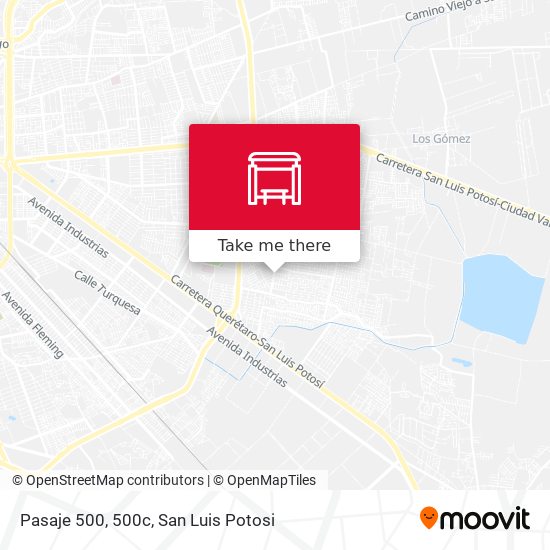 Mapa de Pasaje 500, 500c