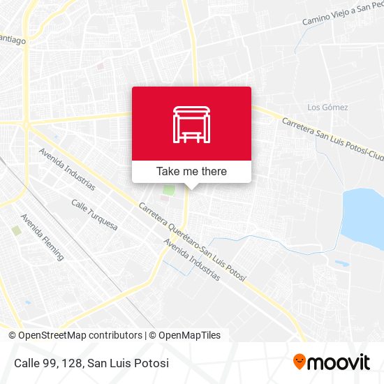 Calle 99, 128 map