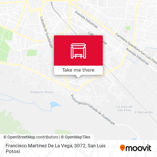 Francisco Martínez De La Vega, 3072 map