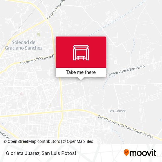 Glorieta Juarez map