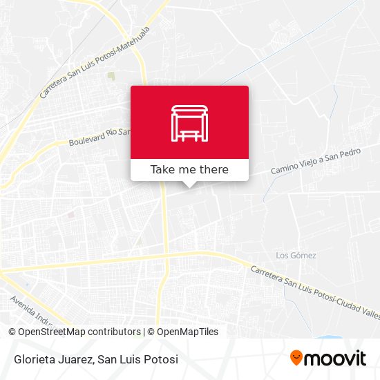 Glorieta Juarez map