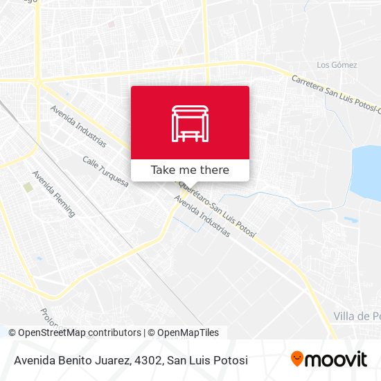 Mapa de Avenida Benito Juarez, 4302