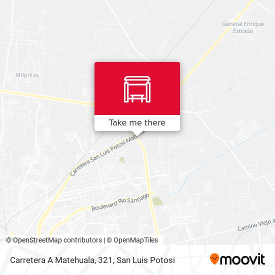Mapa de Carretera A Matehuala, 321