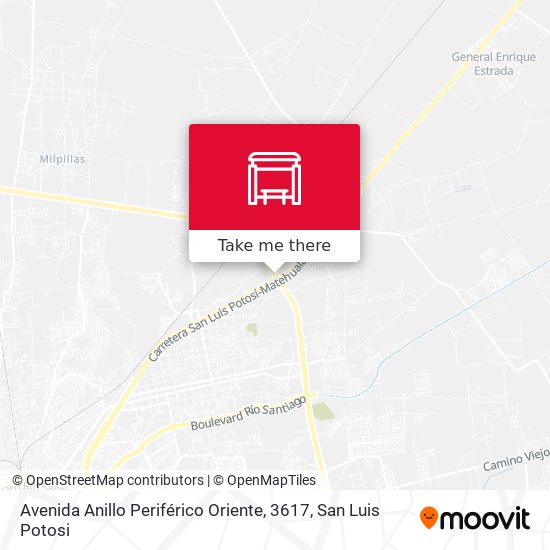Avenida Anillo Periférico Oriente, 3617 map