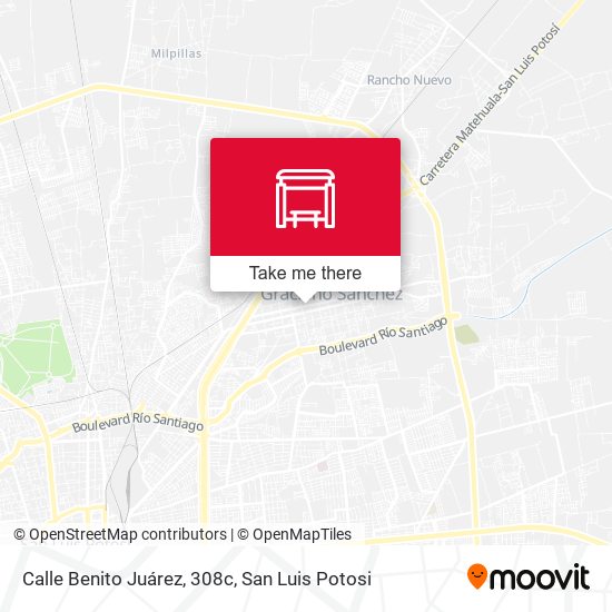 Mapa de Calle Benito Juárez, 308c