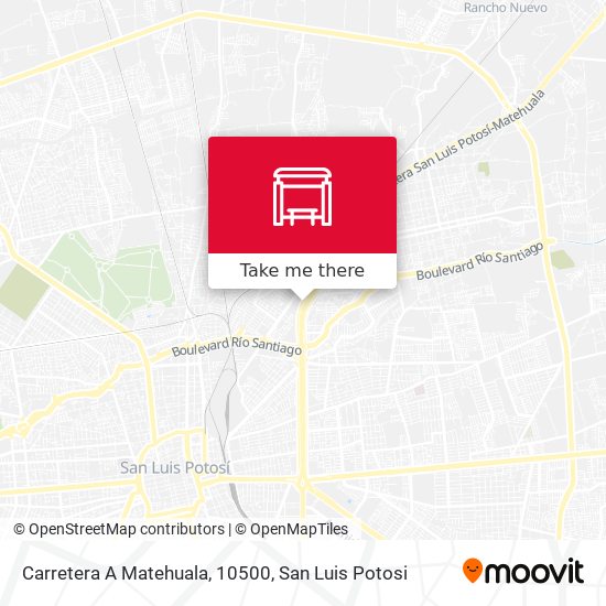 Mapa de Carretera A Matehuala, 10500