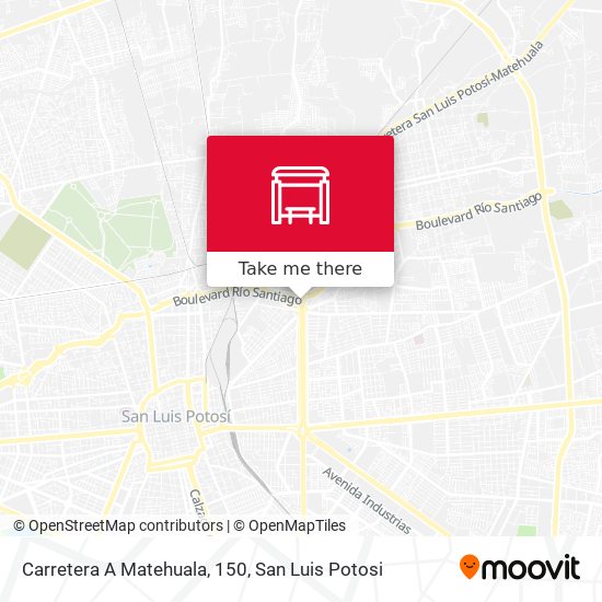 Carretera A Matehuala, 150 map