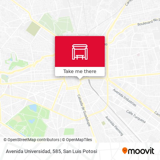 Mapa de Avenida Universidad, 585