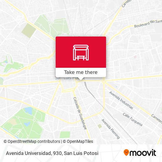 Mapa de Avenida Universidad, 930