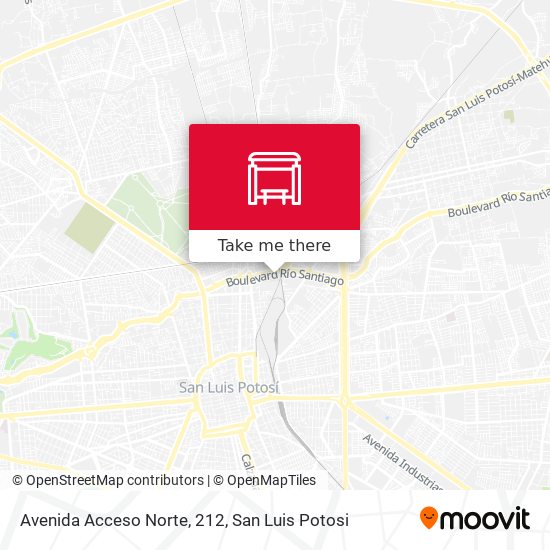 Mapa de Avenida Acceso Norte, 212