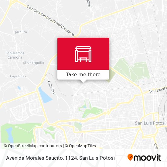 Mapa de Avenida Morales Saucito, 1124