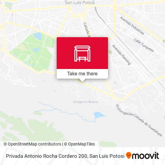 Privada Antonio Rocha Cordero 200 map