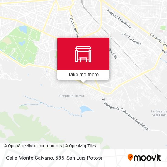 Mapa de Calle Monte Calvario, 585