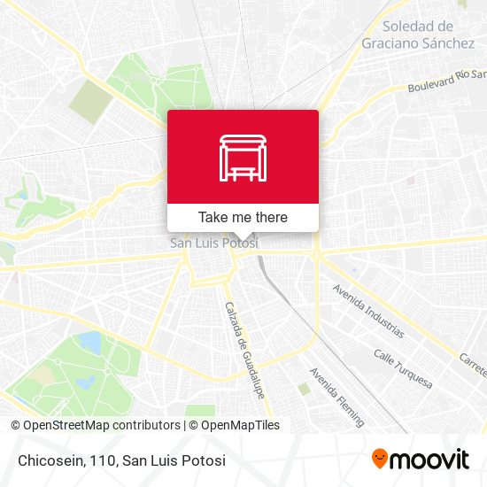 Chicosein, 110 map