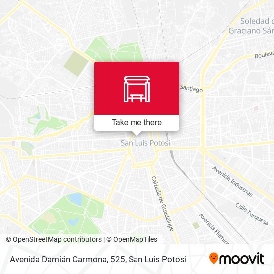 Avenida Damián Carmona, 525 map