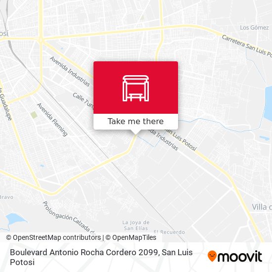 Boulevard Antonio Rocha Cordero 2099 map