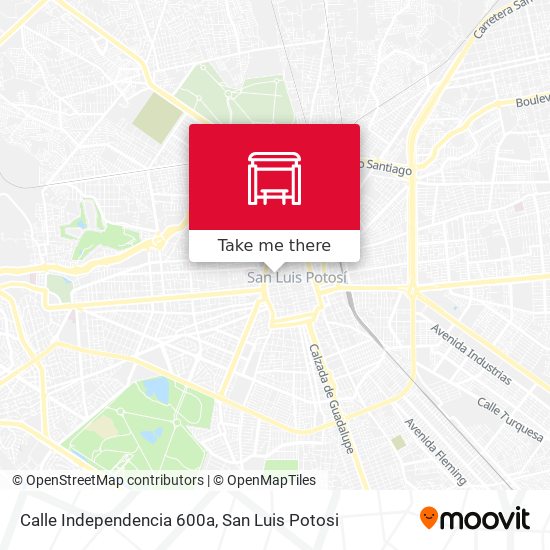 Mapa de Calle Independencia 600a