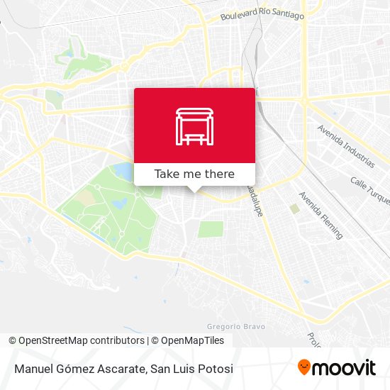 Manuel Gómez Ascarate map