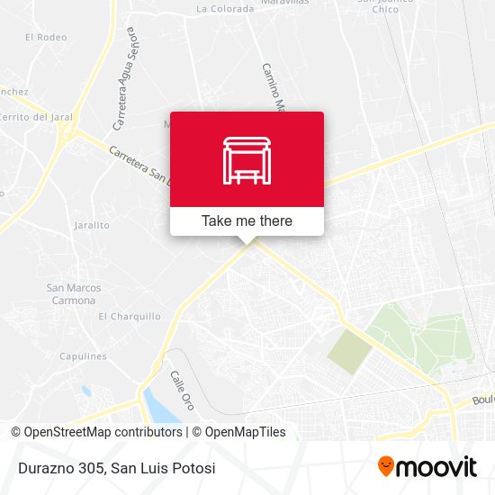 Durazno 305 map