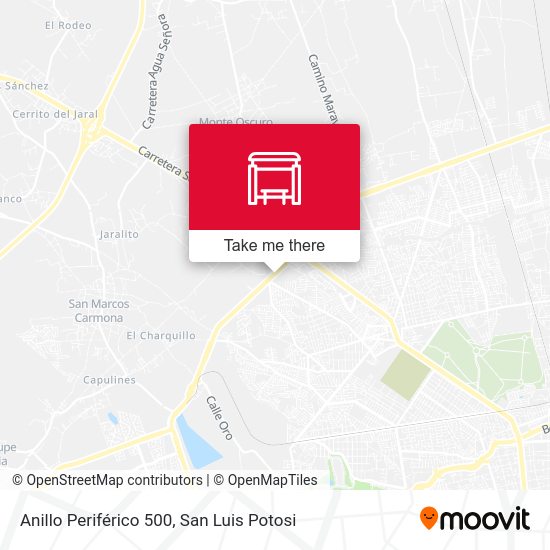 Anillo Periférico 500 map