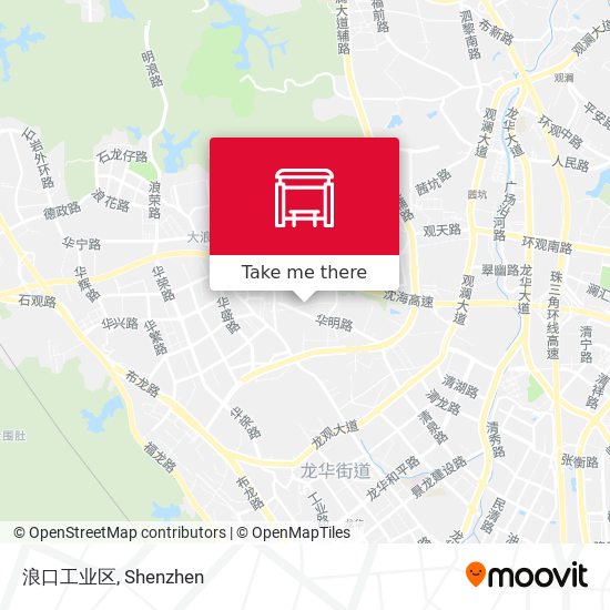 浪口工业区 map