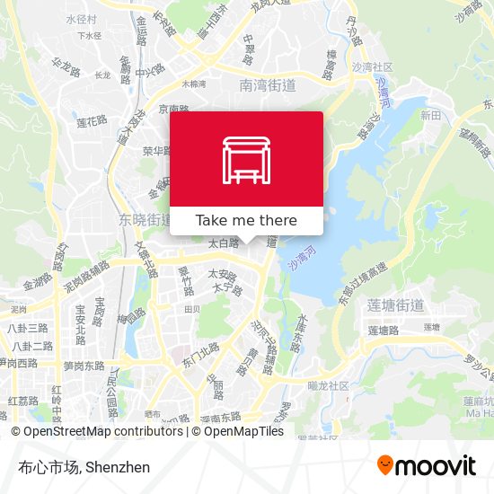 布心市场 map