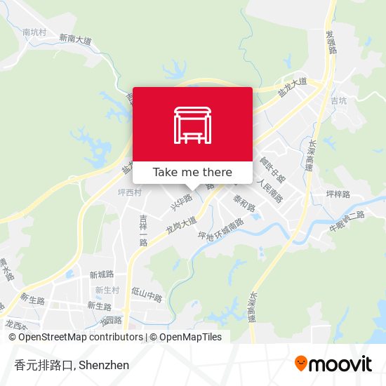 香元排路口 map