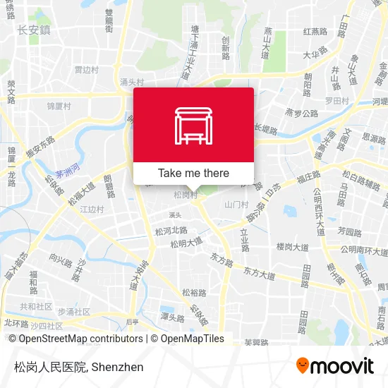 松岗人民医院 map