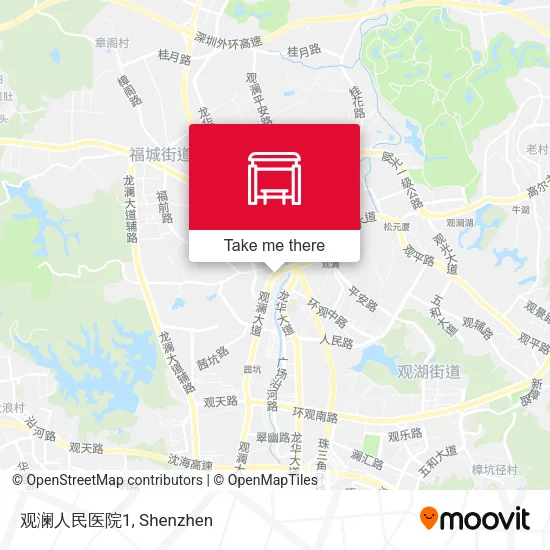 观澜人民医院1 map