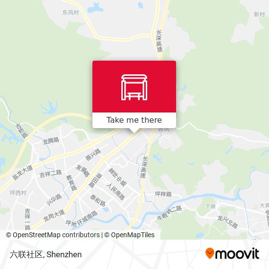 六联社区 map