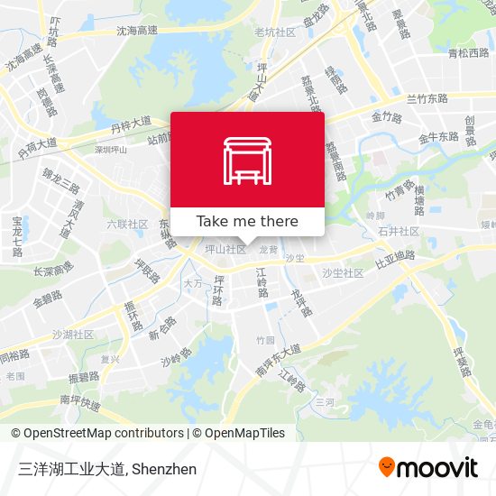 三洋湖工业大道 map