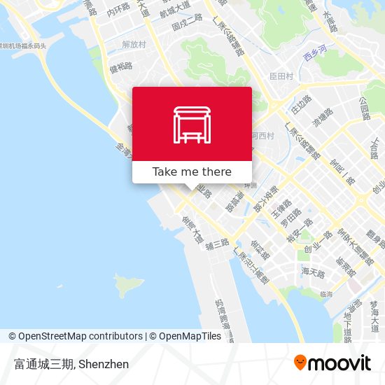 富通城三期 map