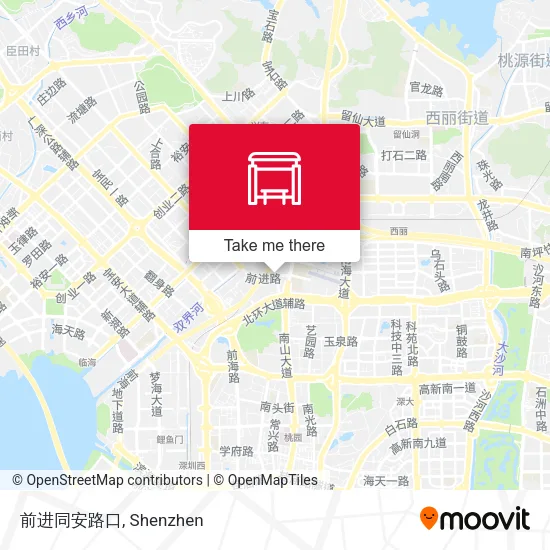 前进同安路口 map