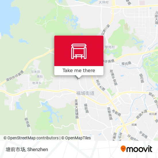 塘前市场 map