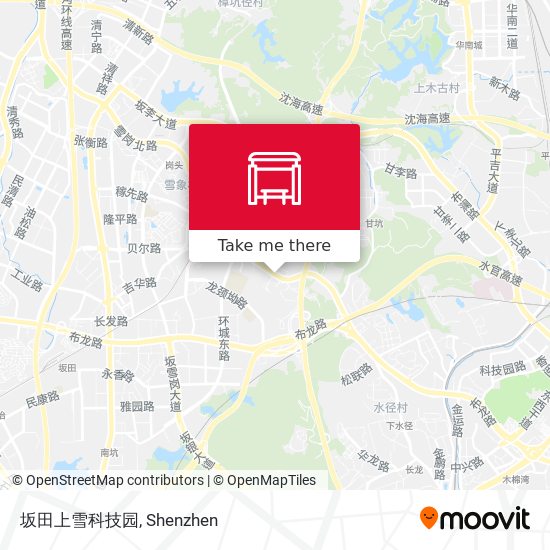 坂田上雪科技园 map