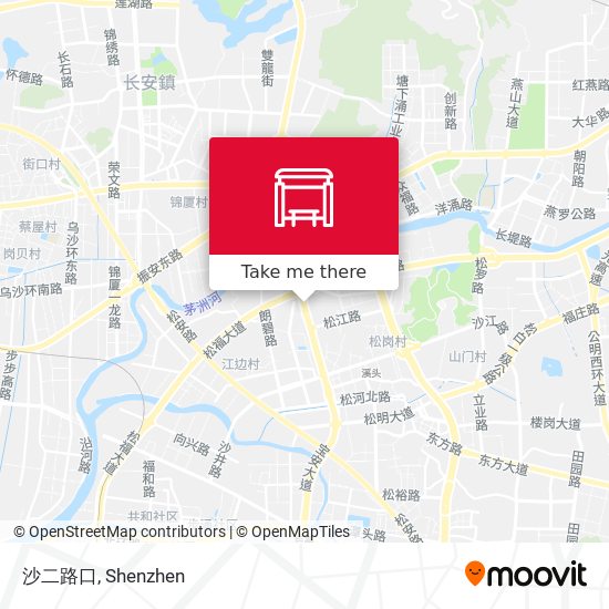 沙二路口 map