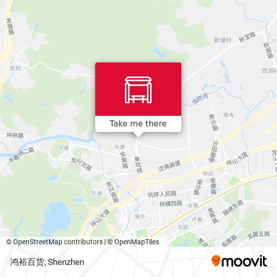 鸿裕百货 map