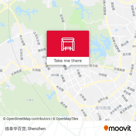 德泰华百货 map