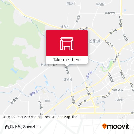 西湖小学 map