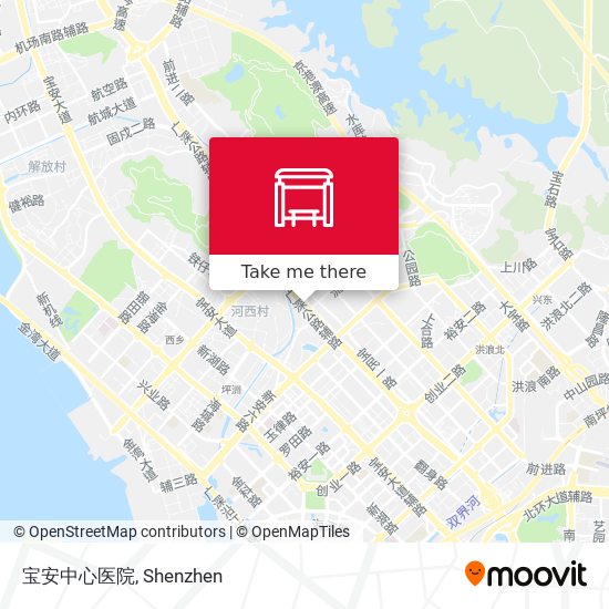 宝安中心医院 map