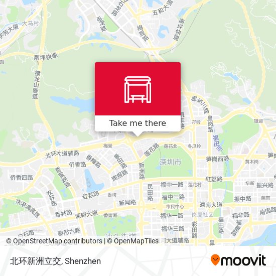 北环新洲立交 map