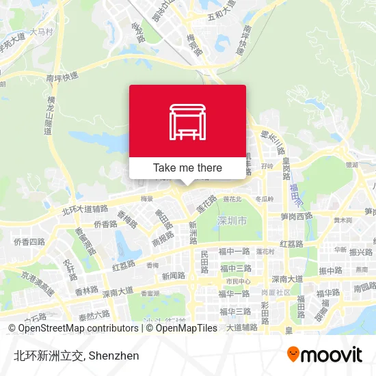 北环新洲立交 map