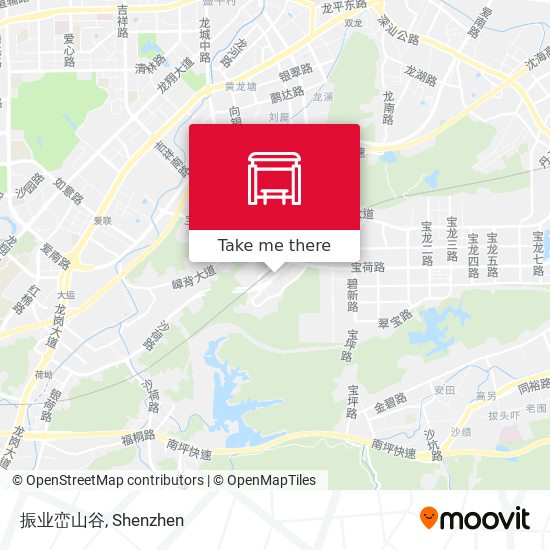 振业峦山谷 map