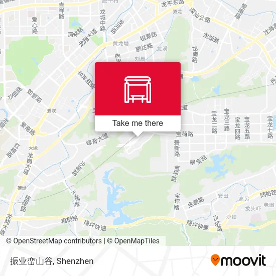 振业峦山谷 map