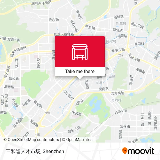 三和隆人才市场 map