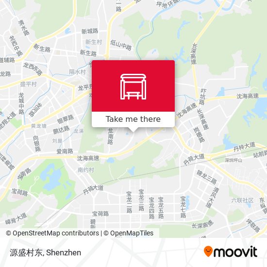 源盛村东 map