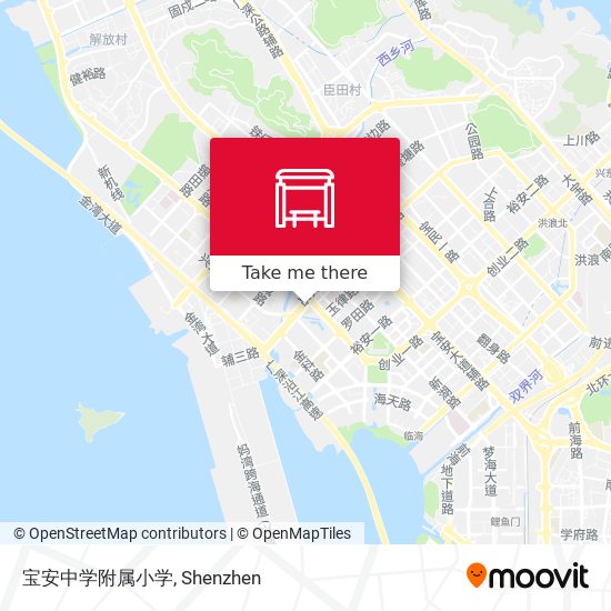 宝安中学附属小学 map