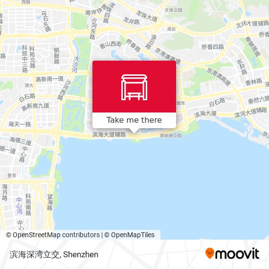 滨海深湾立交 map