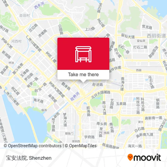 宝安法院 map