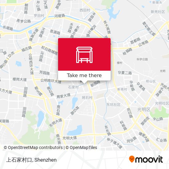 上石家村口 map
